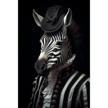 Zebra Humor Canvas